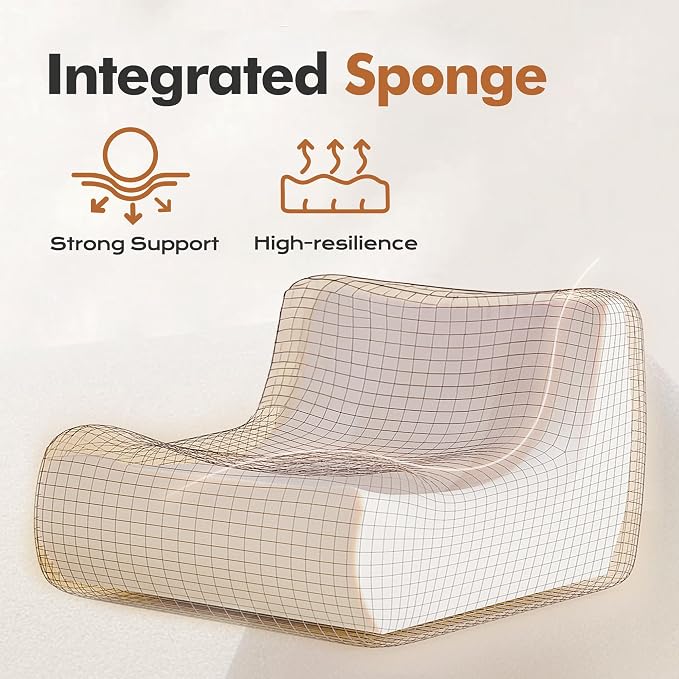 Bean Bag Loveseat Chair Big Sofa Beanbag Chair - Image 4