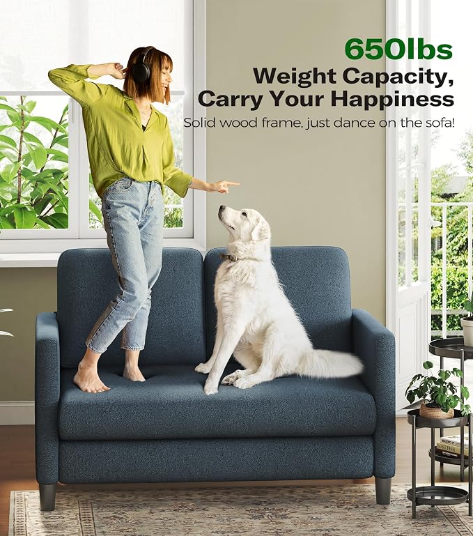 Welzona Loveseat, Comfy Teddy Love Seat - Image 5