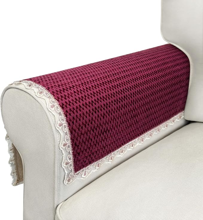 Velvet Couch Arm Covers by Becoolifer