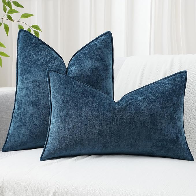 decorUhome Summer Couch Euro Sham Throw Pillow Covers 26x26 Set of 2, - Image 4