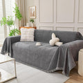 DREAMINGO Sofa Covers Washable Thick Chenille Couch Cover by DREAMINGO