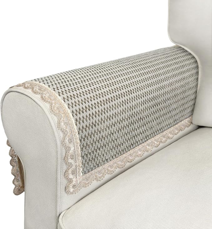 Velvet Couch Arm Covers by Becoolifer