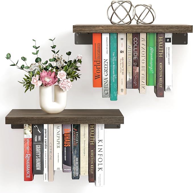 NANATI 2 Set of Floating Bookshelf by Unknown