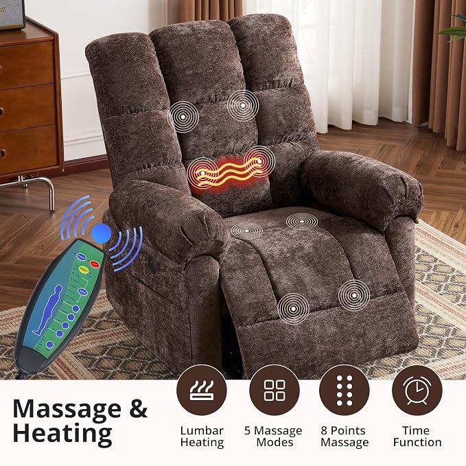 Oversized Power Lift Recliner Chair - Image 4