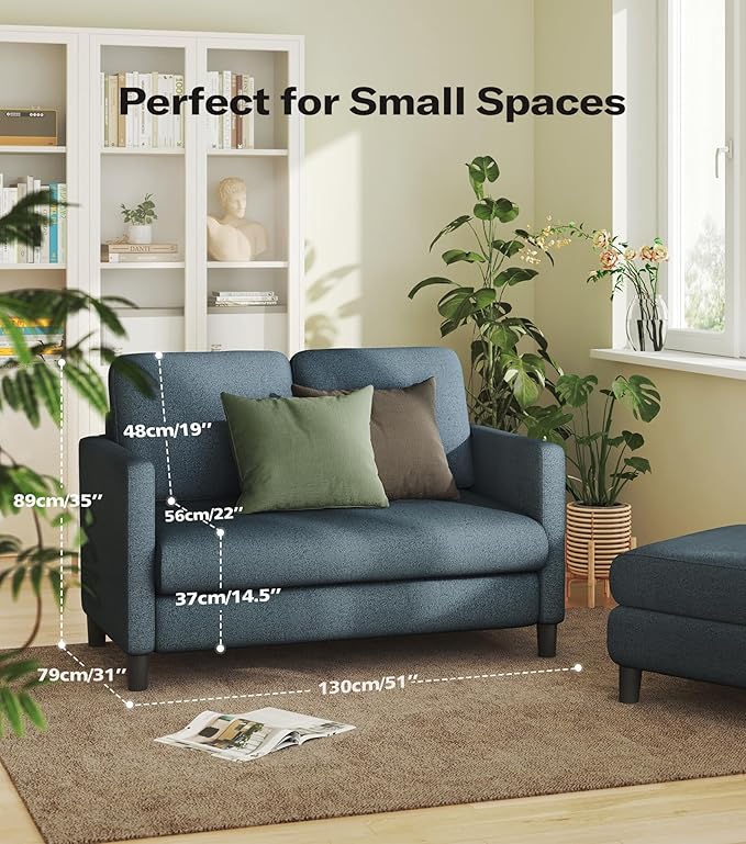 Welzona Loveseat, Comfy Teddy Love Seat - Image 2