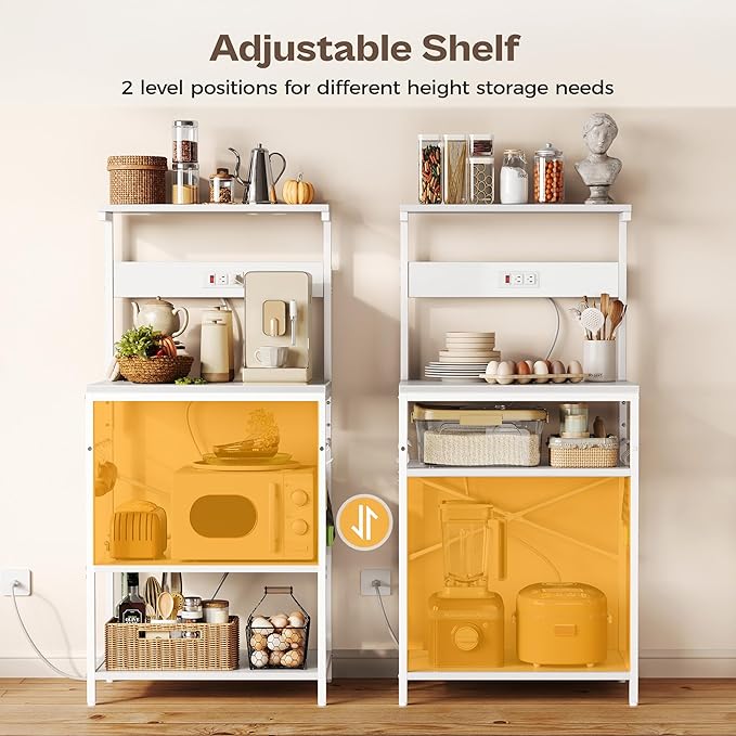 SUPERJARE Kitchen Bakers Rack - Image 4