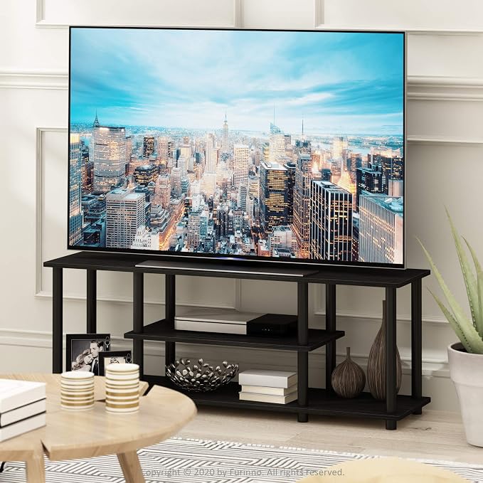 Furinno Turn-N-Tube No Tools 3D 3-Tier Entertainment TV Stand up to 50 inch TV - Image 9