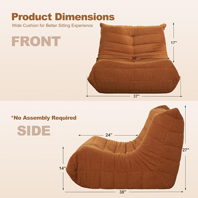 Bean Bag Chair Big Sofa Beanbag Chair - Image 2