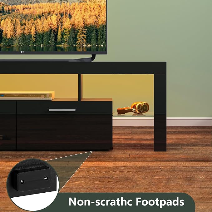Clikuutory Modern Lighting 63 inch TV Stand - Image 7
