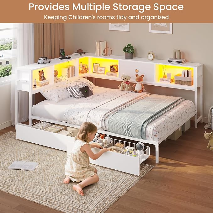 DICTAC Full Corner Bed Frame - Image 6