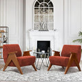 2 Pcs Home Accent Chair Mid Century Modern Accent Chair by Unknown