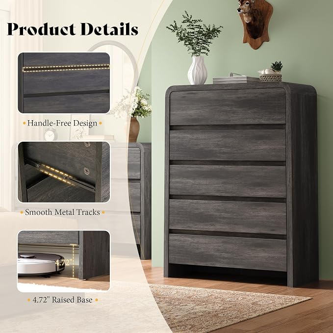 AMERLIFE Modern 3-Piece Bedroom Furniture Set - Image 4