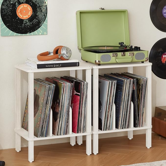 LELELINKY 2-Tier Record Player Stand - Image 2