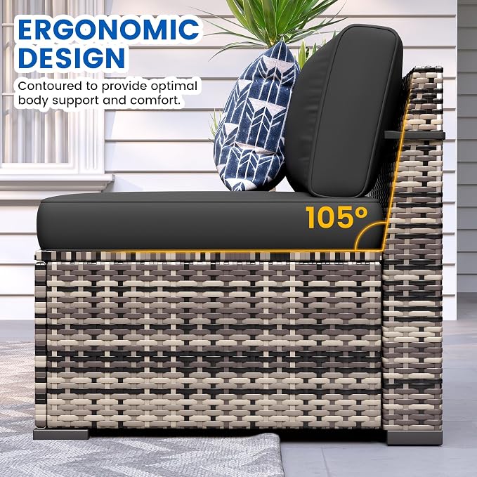 Patio Furniture Sets, 7-Piece Outdoor Patio Furniture - Image 3