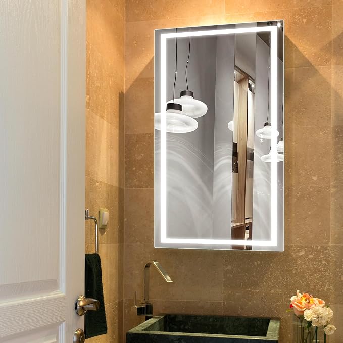 48" L x 36" W LED Bathroom Mirror - Image 8