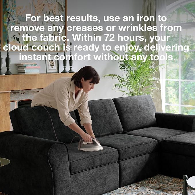 Novilla 108" Modular Sectional Sofa, Modular Sectional Couches - Image 20