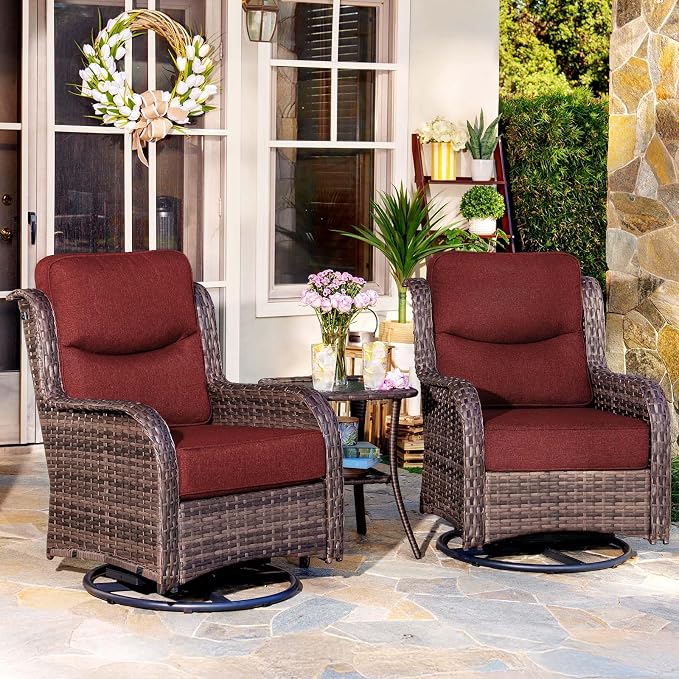 HILLGA 3-Piece Luxury Patio Furniture Set by HILLGA