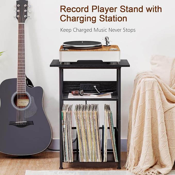 AMHANCIBLE Record Player Stand - Image 2
