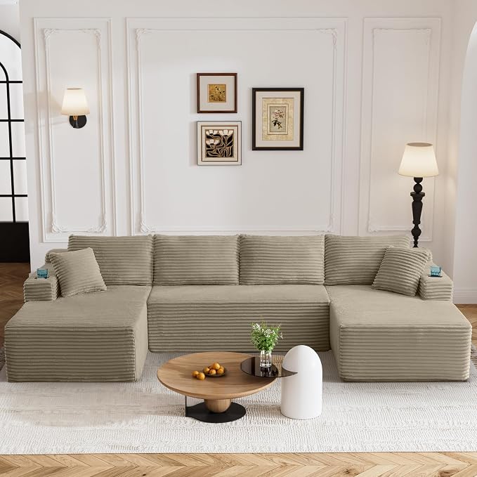 133" Oversized Cloud Boneless Sofa Couch - Image 9