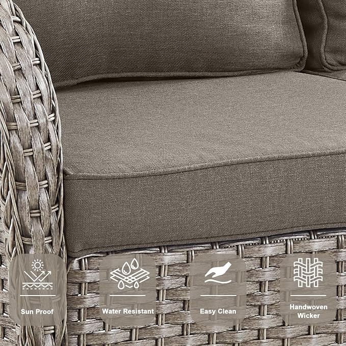 Belord Expansive 10 Pieces Outdoor Patio Furniture Set - Image 5