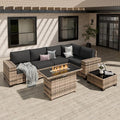 Patio Furniture Set, Wide Armrest Outdoor Furniture Set by VonzoyHome