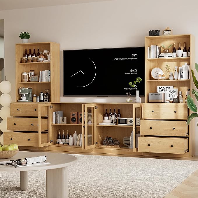 TUSY 71" Large TV Stand Set - Image 4