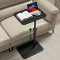 Black Side Tray Table for Couch by Unknown