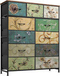 WLIVE Tall Dresser for Bedroom, Fabric Dresser Storage Tower, Chest of Drawers by WLIVE