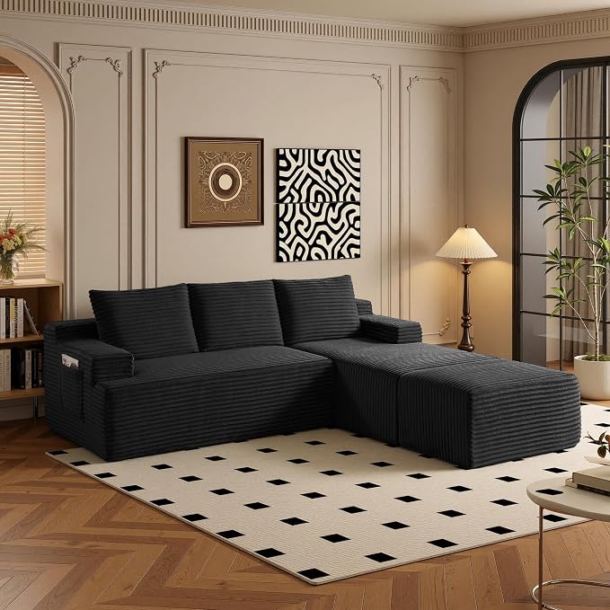 96" Sectional Couches for Living Room Cloud Couch Sofa - Image 8