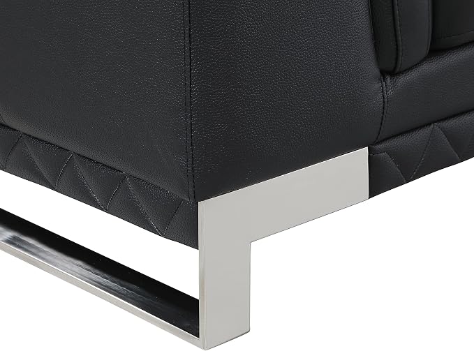 Blackjack Furniture Weston Collection Genuine Italian Leather Living Room Chair - Image 8