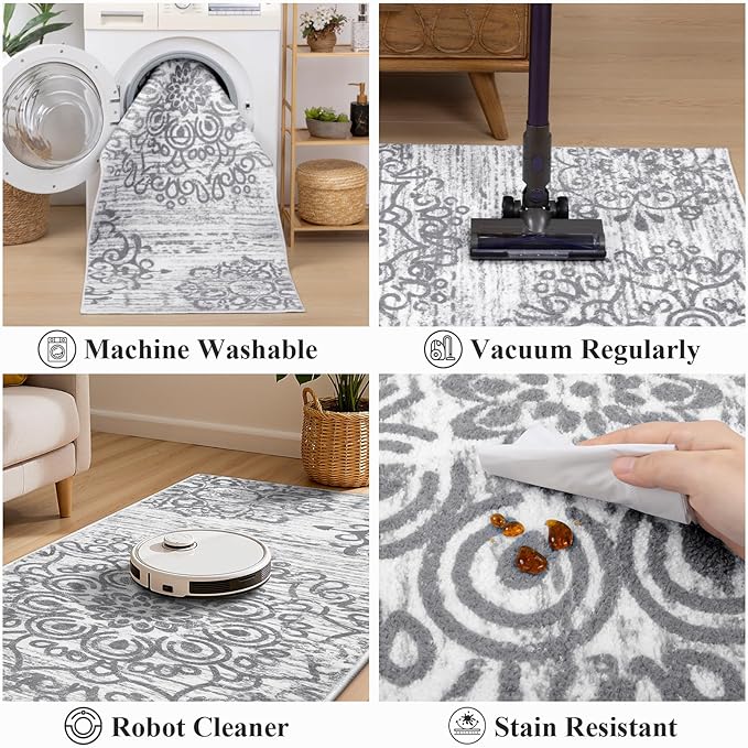 HEBE Washable Area Rug - Image 4
