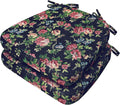 AAAAAcessories D-Shaped Chair Cushions, Machine-Washable Cover, Night-Blooming by AAAAAcessories