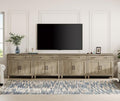 WAMPAT Farmhouse TV Stand for 85 inch TV by WAMPAT
