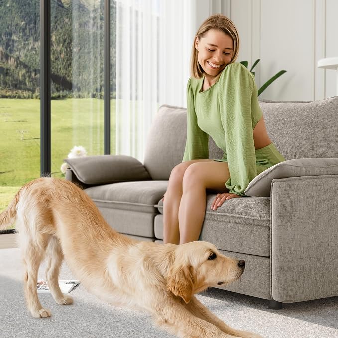 Vesgantti 74" Loveseat Sofa for Living Room, Comfy Cloud Couch Deep Seat - Image 5