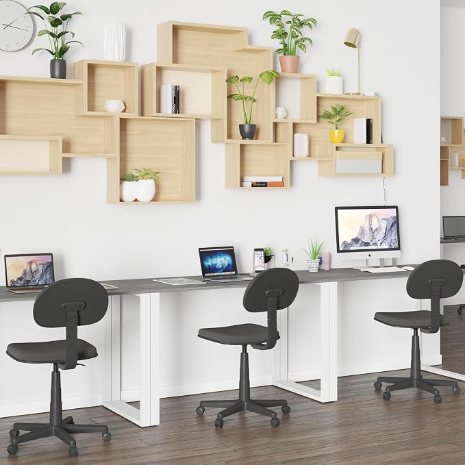 EMMA + OLIVER Industrial Modern Desk-47"L Commercial Grade Home Office - Image 6