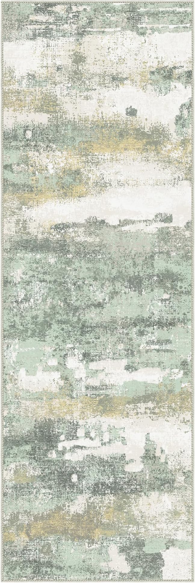 BEIMO Runner Rug for Hallway Kitchen, Soft Modern Abstract Throw Rugs, Low Pile - Image 5