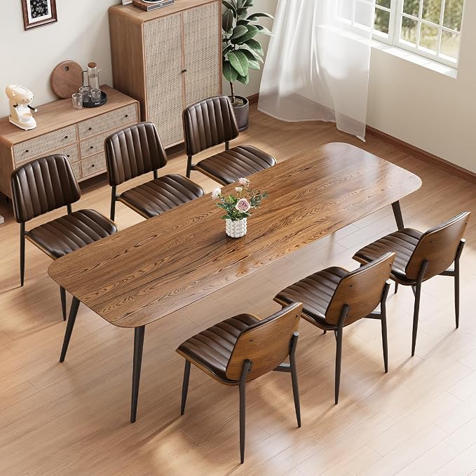 YaFiti Dining Chairs Set of 2, Mid Century Modern Dining Room Kitchen Chairs - Image 8