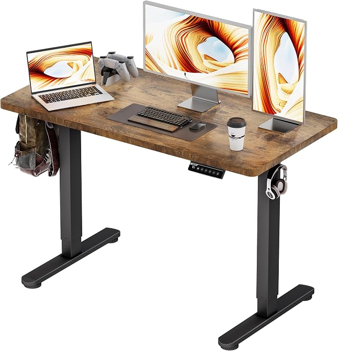 BIZUM Standing Desk Electric Adjustable Computer Desk-Stand up Desk Office by Unknown