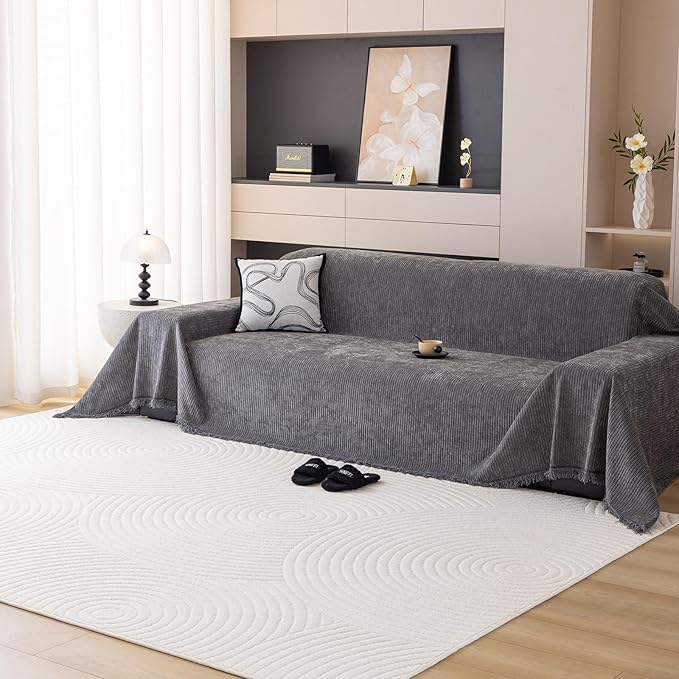 DREAMINGO Modern Minimalist Sofa Covers Washable Pet Furniture Protector Couch by DREAMINGO