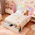 White Upholstered Bed Children’s Bed by BIOEVER