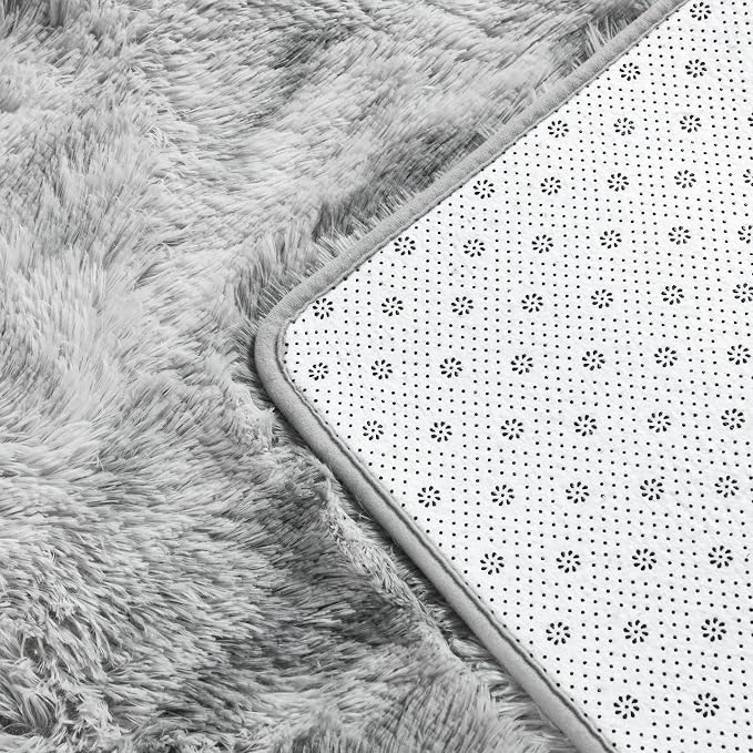 Deerhoo Shag Area Rug, 4 X 6 Tie-Dyed Plush Fuzzy Rugs - Image 6