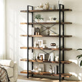 OtterOasis Heavy Duty 6-Tier Industrial Bookcase, 120lbs Shelf Capacity by OtterOasis