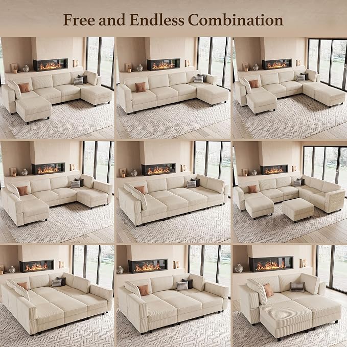 Belffin 88.6" Modular Sectional Sofa - Image 7