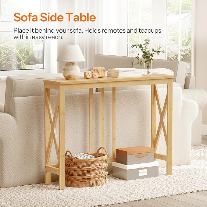 HOOBRO Narrow Console Table, Sofa Table - Image 6