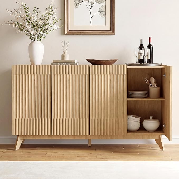Fatmok Large Sideboard Buffet Cabinet - Image 5