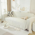 DREAMINGO Modern Minimalism Couch Cover Pets Loveseat Protector Cream White by DREAMINGO