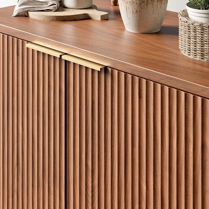 Evermagin 31.5" Walnut Buffet Cabinet - Image 6
