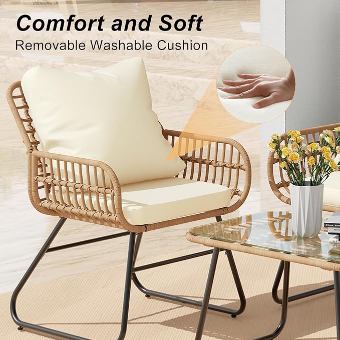 LEX CRAFT 4-Piece Outdoor Patio Furniture Set - Image 3