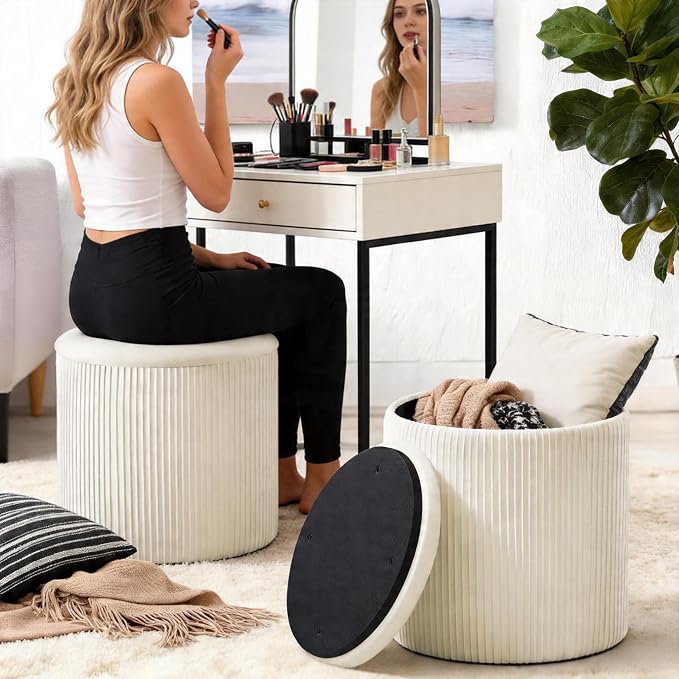 Vanity Stool Set of 2 by Canpsky