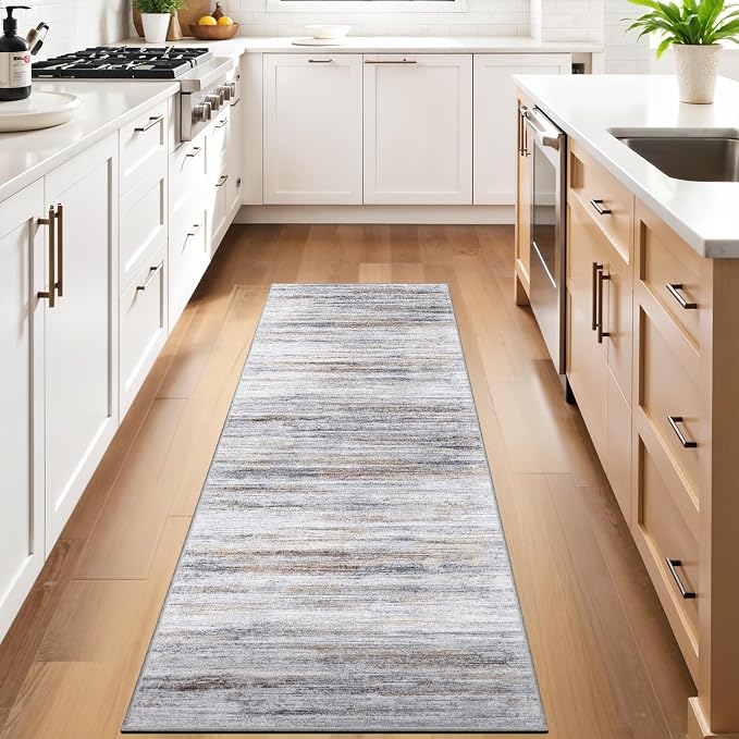 3x9 Washable Runner Rug for Family: Easy-to-Clean Runners for Hallway Entryway - Image 2